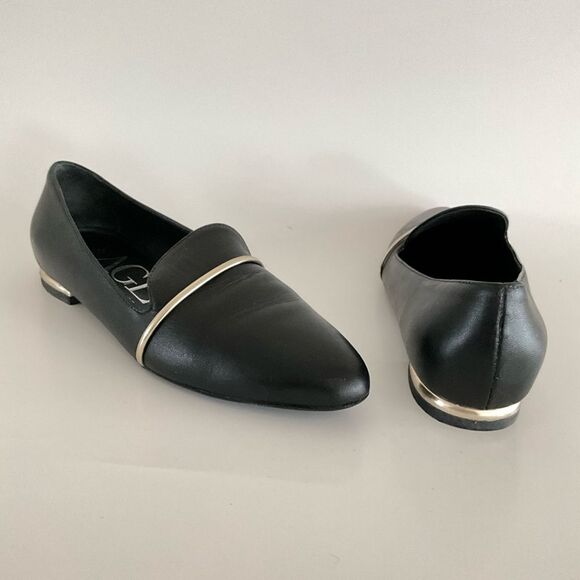 AGL Attilio Giusti Leombruni Leather Loafer Black 36.5 - Picture 3 of 11